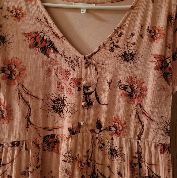 Maurices Pink Flower Dress - Picture 3 of 5
